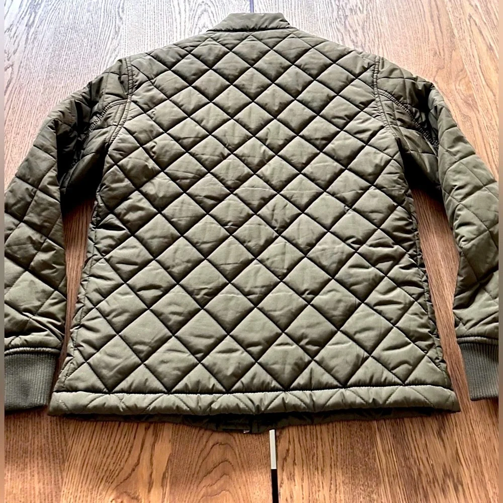 BANANA REPUBLIC HYDRORÉSISTANT DIAMOND QUILTED JACKET Size Small - Picture 3 of 15